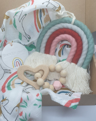 Personalised Baby Rainbow Gift Box - Unicorn