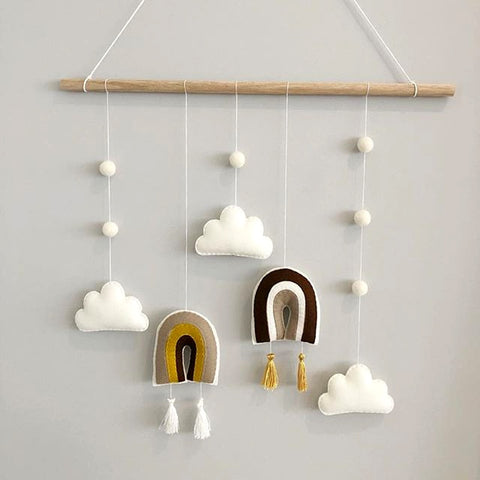 Felt Clouds Wall Hanging Decoration - Little Dot Shop