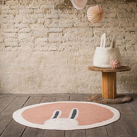 Round Rabbit Rug/Playmat